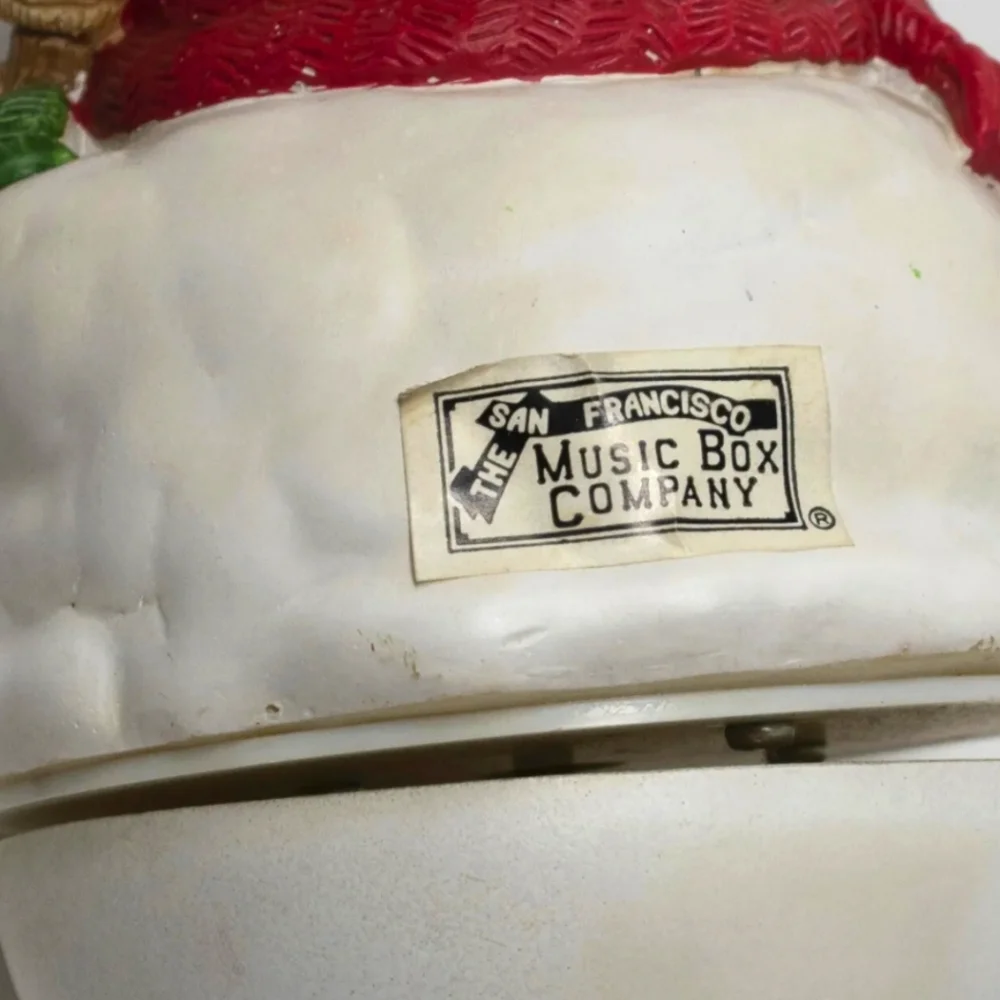 Rare San Francisco music box Co. Musical snowman, Mislabled.. Collectable